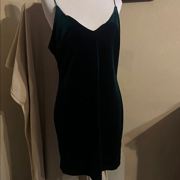 green emerald velvet dress Kody Satin Lace Asym Dress Olive Green